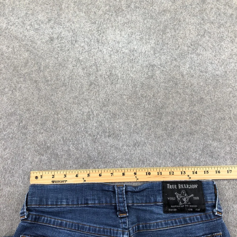 True Religion Ricky Jeans Mens 32x30 Blue Medium Wash Relaxed Straight Denim